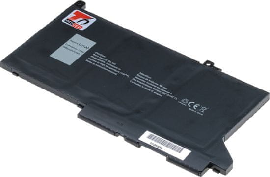 Bateria T6 Power do Dell Latitude 12 7280, Li-Poly, 3600 mAh (41 Wh), 11,4 V