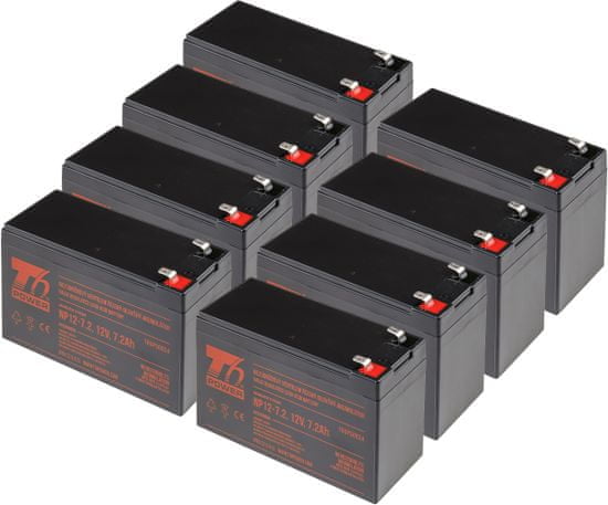 T6 power Zestaw baterii do APC Smart-UPS SU3000R3BX120, 12 V, 0 Ah