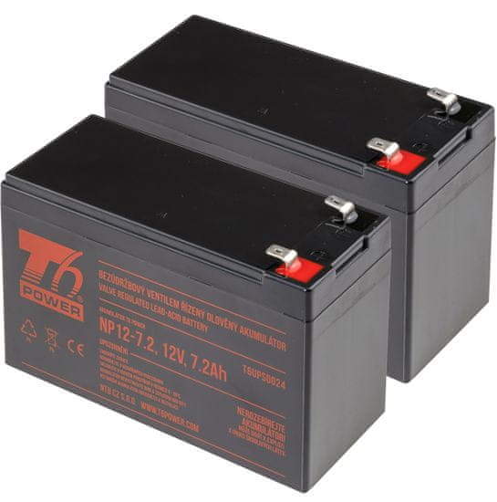 T6 power Zestaw baterii do APC Smart-UPS SU450NET, 12 V, 0 Ah