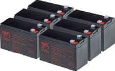 T6 power Zestaw baterii do zasilacza awaryjnego Eaton, numer części H928N-2U, 12 V, 0 Ah