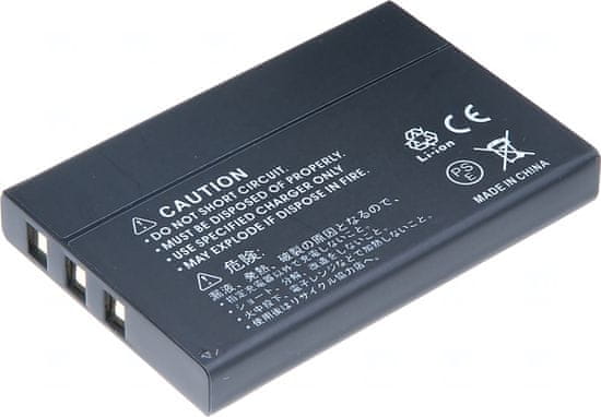 Bateria T6 Power do aparatu cyfrowego Pentax, numer części 084-07042L-019A, 1000 mAh, czarny