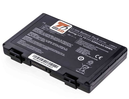 Bateria T6 Power do Asus X5DAB, Li-Ion, 5200 mAh (58 Wh), 11,1 V