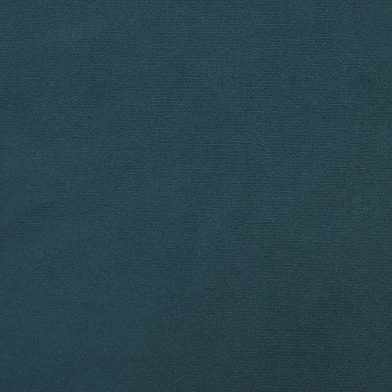 shumee Podnóżek, niebieski, 78x56x32 cm, tapicerowany aksamitem