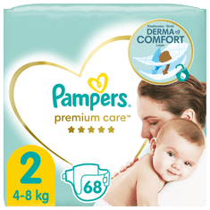 Pampers Pieluchy Premium Care 2 Mini (4-8 kg) 68 szt.