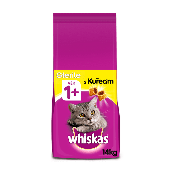 Whiskas sucha karma dla kota Sterile - 14 kg