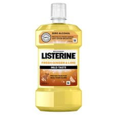 Listerine Płyn do płukania ust Fresh imbir i limonka o łagodnym smaku (Objętość 500 ml)