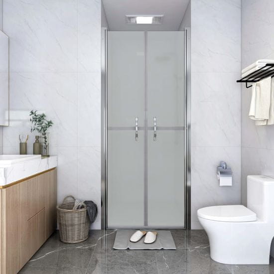 shumee Drzwi prysznicowe, szkło mrożone, ESG, 91x190 cm