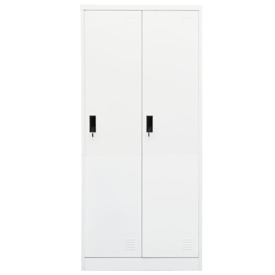 shumee Szafa, biała, 80x50x180 cm, stalowa