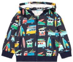 Boboli bluza chłopięca z odpinanym kapturem Ventura Festival 324122 68 ciemnoniebieska
