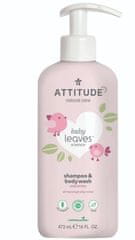 Attitude dziecięce mydło do ciała i szampon (2 w 1) Baby Leaves, bezzapachowe, 473 ml