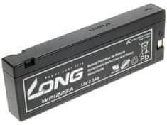 Long Długi WP1223A 12V 2.1Ah 25,2Wh akumulator kwasowo-ołowiowy do profesjonalnych kamer i defibrylatorów