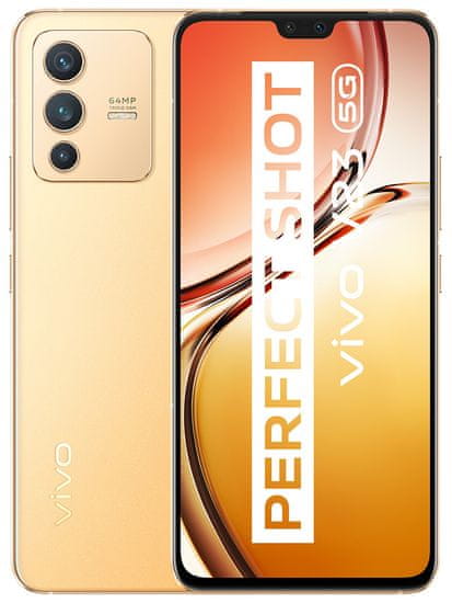 VIVO Smartfon V23 5G, 12GB/256GB, Sunshine Gold