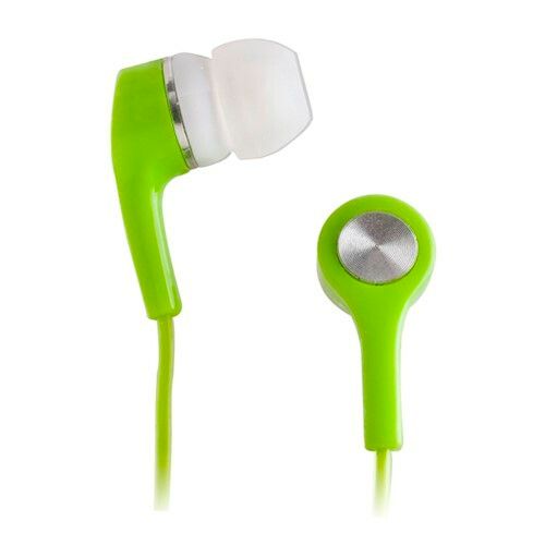 setty. Stereofoniczne słuchawki douszne 1m zielone GSM022091