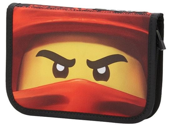 LEGO piórnik z wyposażeniem Ninjago Red